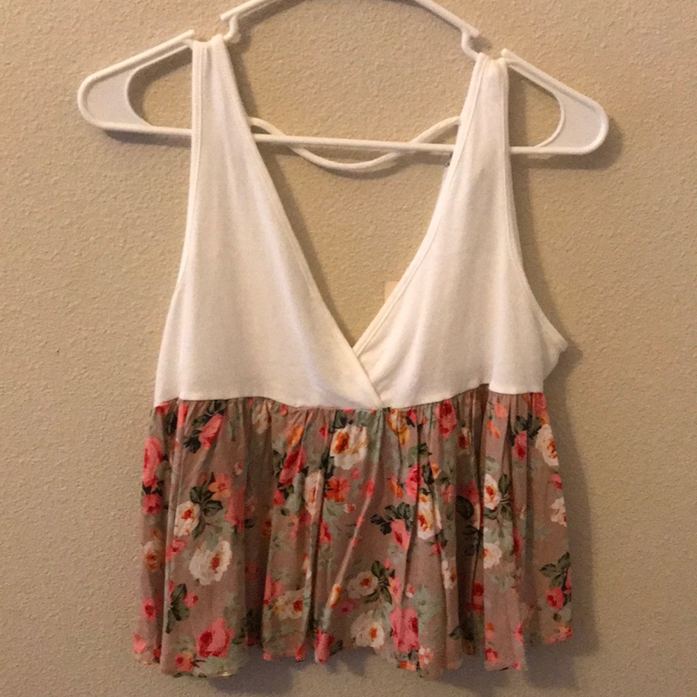 Floral tank top